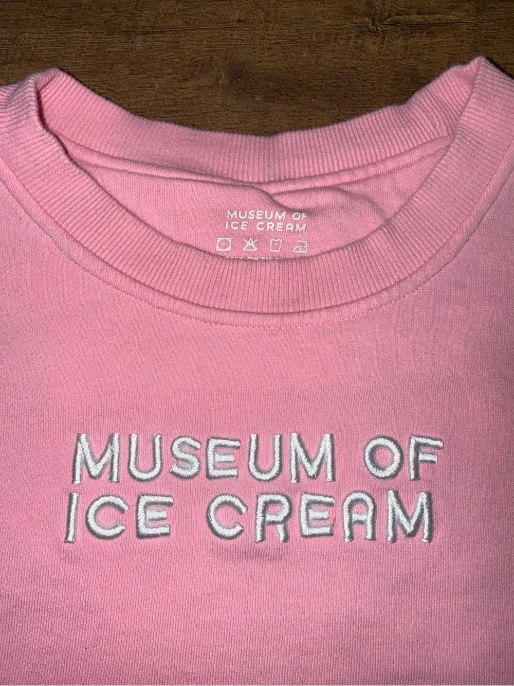 Museum of Ice Cream Crewneck Sweatshirt in Bubblegum Pink Adult XL